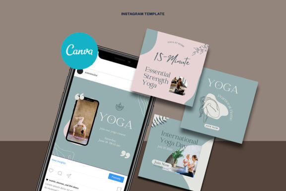 Yoga Instagram | CANVA Template