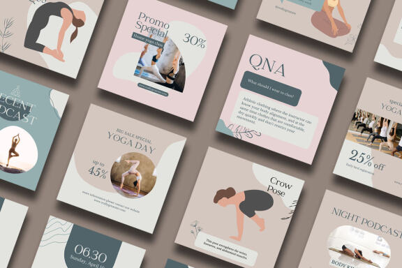 Yoga Instagram | CANVA Template