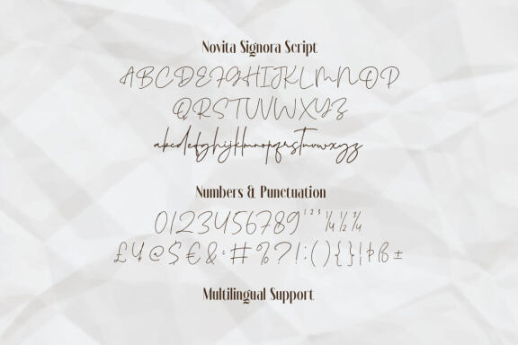 Novita Signora - Font Duo