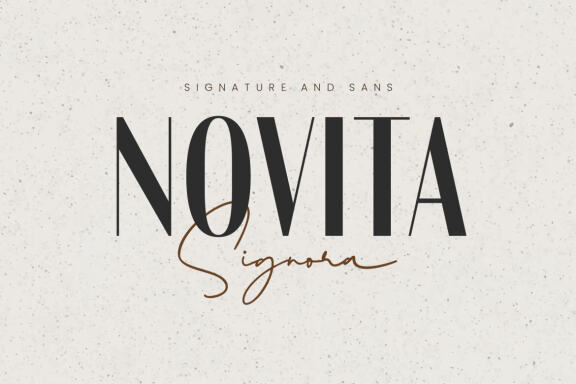 Novita Signora - Font Duo