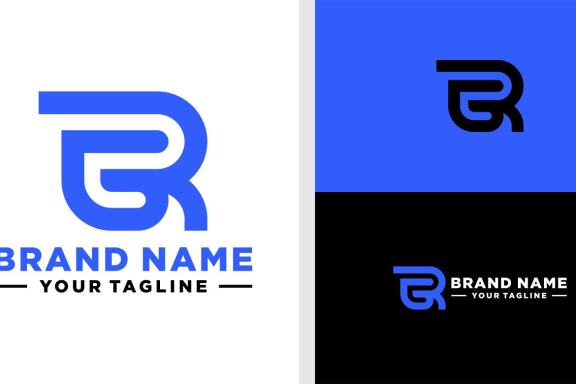 RG LOGO MONOGRAM LINE SIMPLE EDITABLE