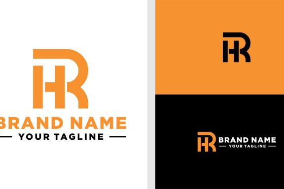 RH LOGO MONOGRAM BOLD SIMPLE EDITABLE