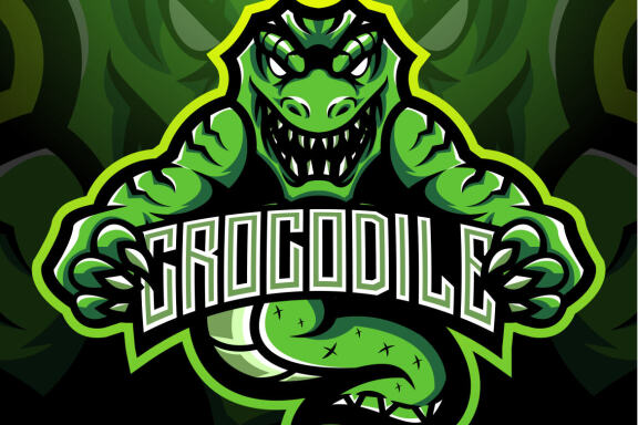 Crocodile Esport Mascot