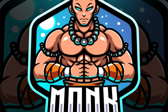 Monk Esport Mascot