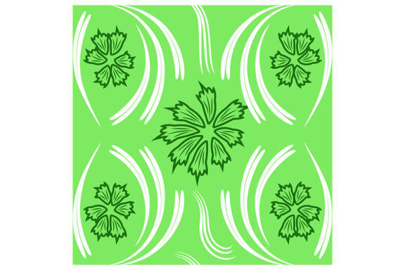 Folk Flowers Pattern Floral Print Ethnic Art
