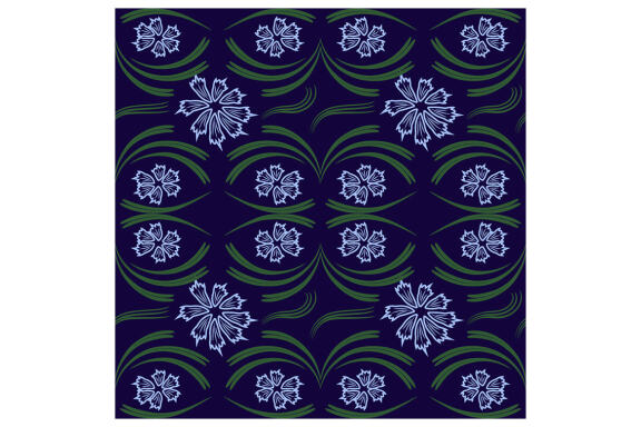 Folk Flowers Pattern Floral Print Ethnic Art