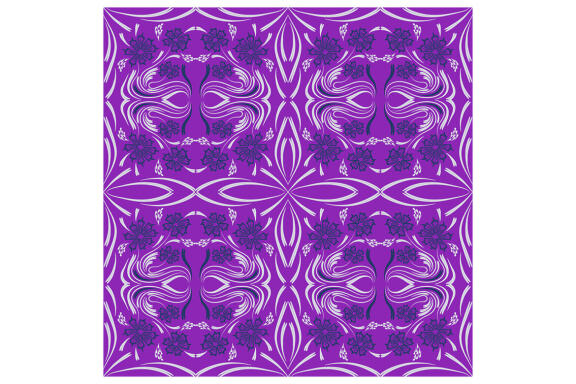 Folk Flowers Pattern Floral Print Ethnic Art