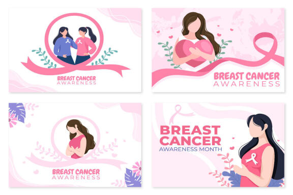 17 Breast Cancer Awareness Month Illustration