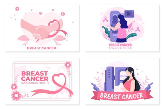 17 Breast Cancer Awareness Month Illustration