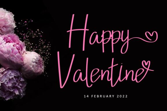 Loving February - Love Script Font