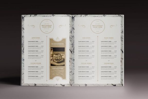 Classy Food Menu 7 Template