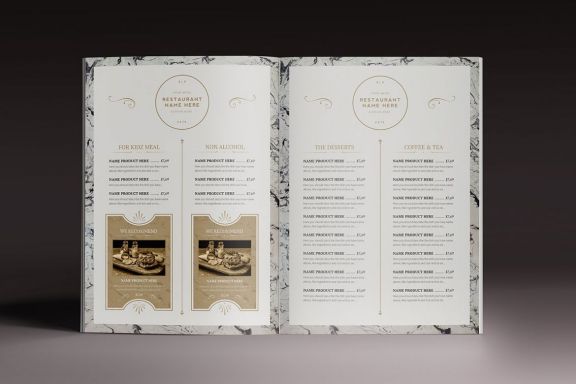 Classy Food Menu 7 Template