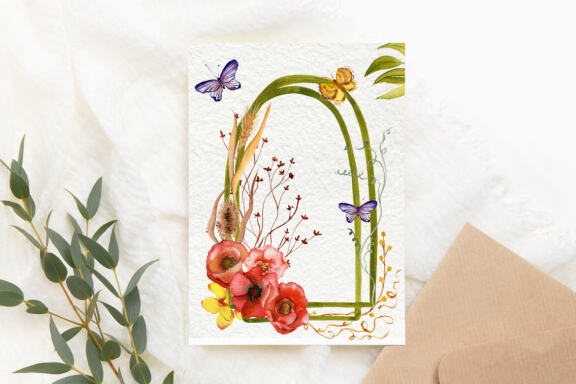 Wild Flowers watercolor wildflowers collection
