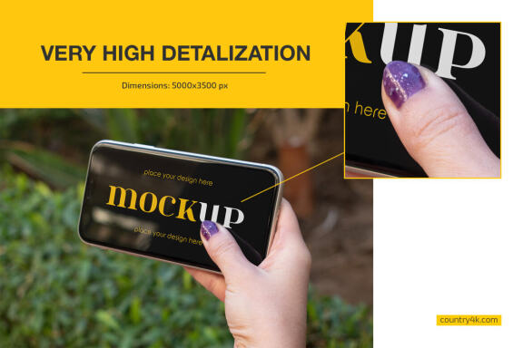 Phone Screen Mockup Set