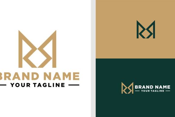 RL LOGO MONOGRAM UNUSUAL UNIQUE SIMPLE EDITABLE