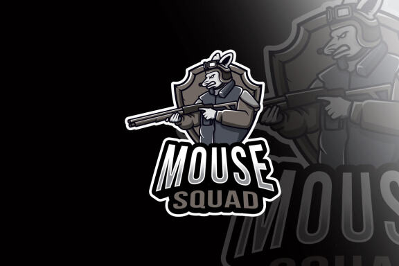 Mouse Squad Esport Logo Template