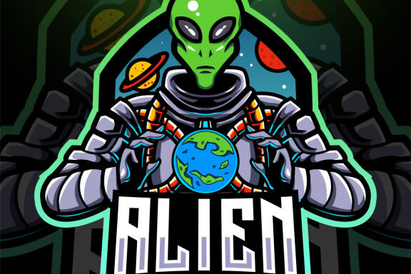 Alien Esport Mascot