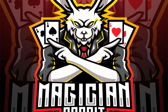 Magician Rabbit Esport Mascot