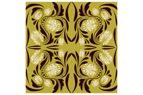 Folk Flowers Pattern Floral Print Ethnic Art