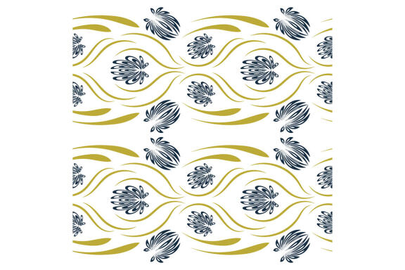 Folk Flowers Pattern Floral Print Ethnic Art