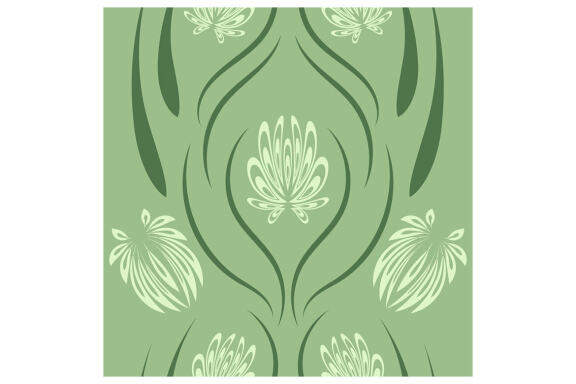 Folk Flowers Pattern Floral Print Ethnic Art