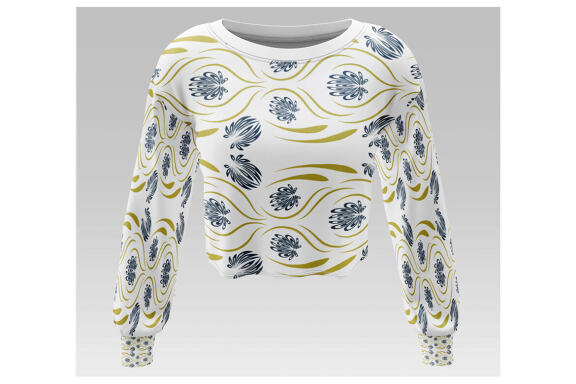 Folk Flowers Pattern Floral Print Ethnic Art