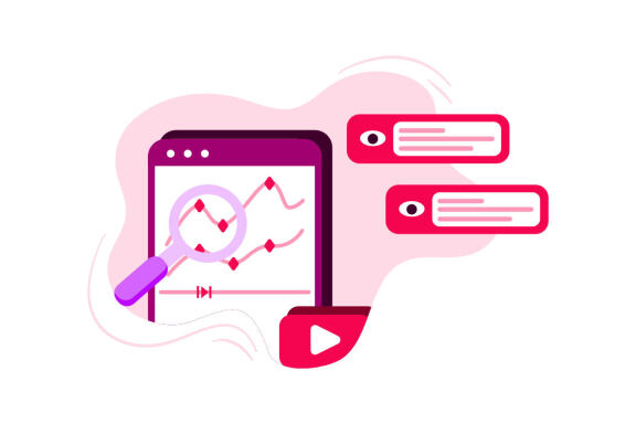 Keyframe Editing Icon Illustration vector for video editor