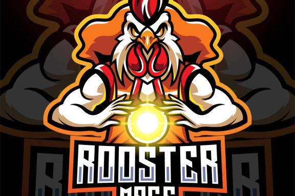 Rooster Mage Esport Mascot