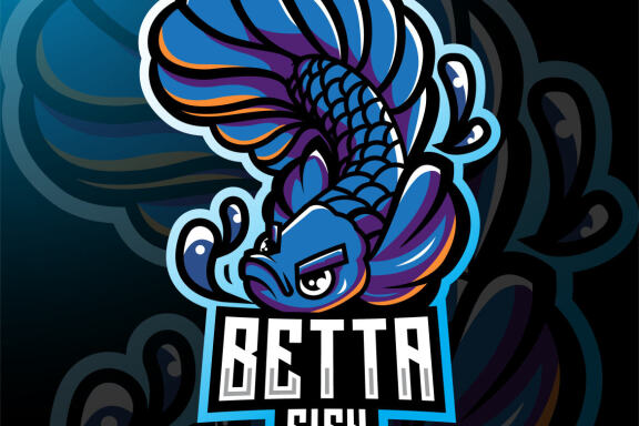 Betta Fish Esport Mascot