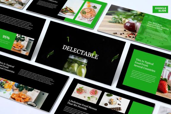 Delectable - Google Slides Template