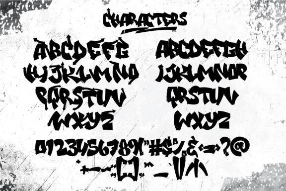 Donkey Sign - Decorative Graffiti Font