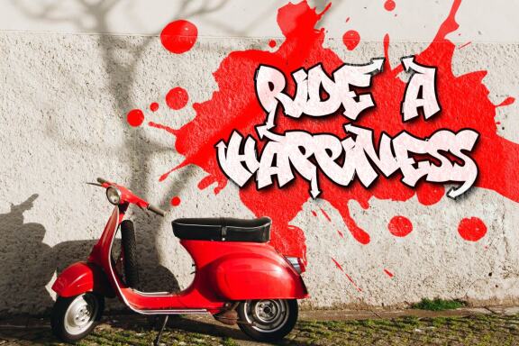 Donkey Sign - Decorative Graffiti Font