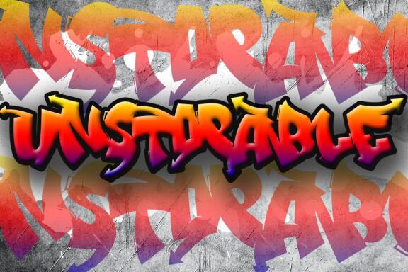 Donkey Sign - Decorative Graffiti Font