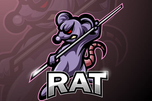 Kungfu Rat Esport Mascot