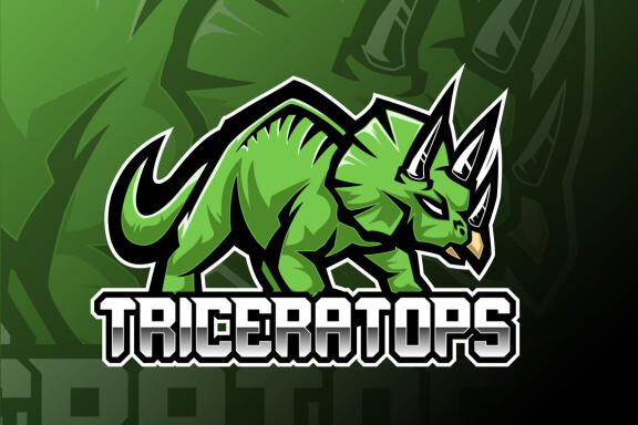 Triceratops Esport Mascot