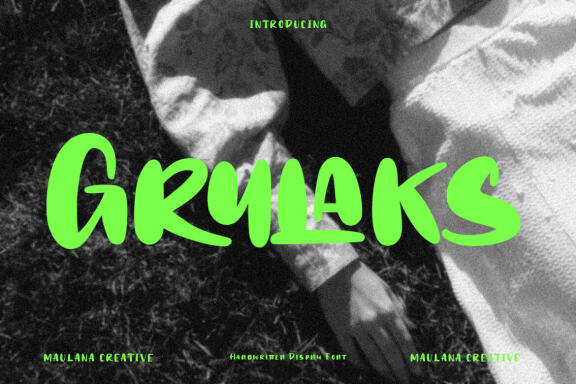 Grulaks Handwritten FREE Display Font