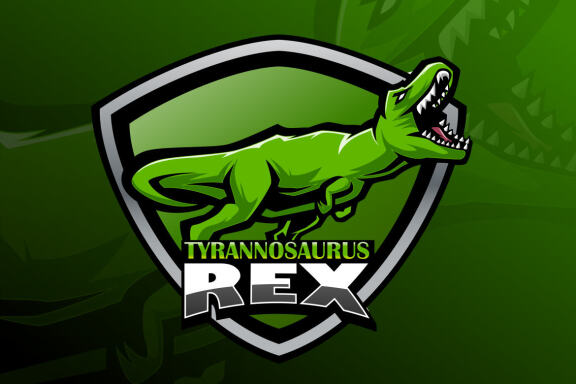 Tyrannosaurus Rex Esport Mascot