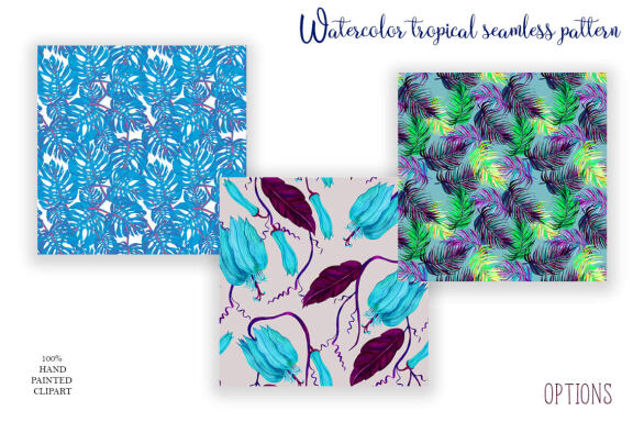 Tropical summer Seamless Travel pattern tiles