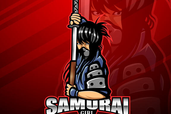 Samurai Girl Esport Mascot