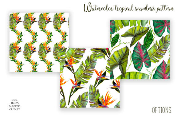 Tropical summer Seamless Travel pattern tiles