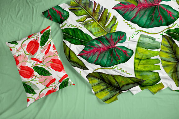 Tropical summer Seamless Travel pattern tiles