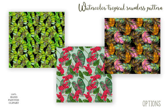 Tropical summer Seamless Travel pattern tiles