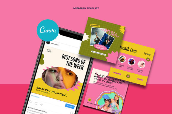 Music Instagram Template | CANVA