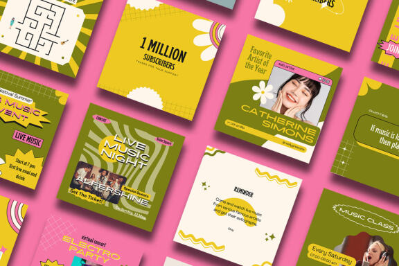 Music Instagram Template | CANVA