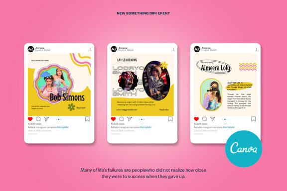 Music Instagram Template | CANVA