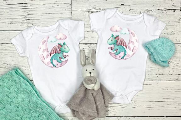 Boho dragon sublimation design, Boho animals sublimation PNG