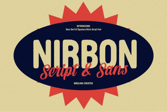 Nirbon Display Font Duo