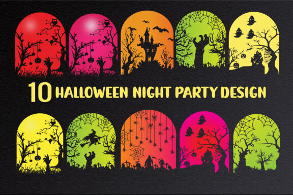 Halloween Night Party design