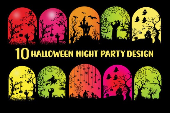 Halloween Night Party design