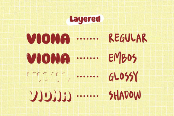 Baloon Everyday - Layered Font